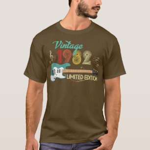 Vintage 1982 Geburtstagsgeschenke, Gitarrenliebhab T-Shirt