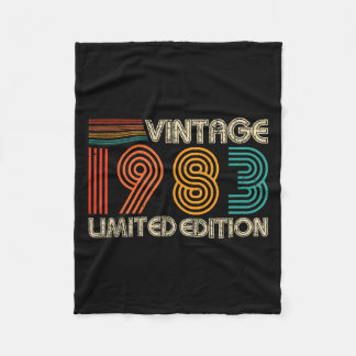 Vintage 1983 Limitierte Auflage Clic 1983 Männer F Fleecedecke
