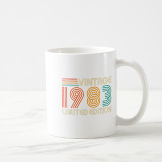 Vintage 1983 limitierte Auflage Clic 1983 Männer F Kaffeetasse