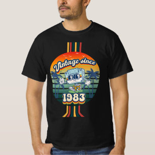 Vintage 1983 Retro Throwback 42. Geburtstag T-Shirt