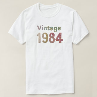 Vintage 1984 Herren T-Shirt: Glitzernde Erinnerung T-Shirt
