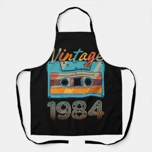 Vintage 1984 Kassettenband Retro 39. Geburtstag 39 Schürze
