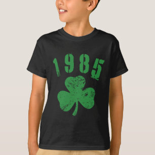 Vintage 1985 Shamrock Irischer 40. Geburtstag St. T-Shirt