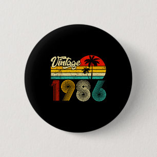 Vintage 1986 geboren Lustiger 40. Geburtstag 40 Ja Button