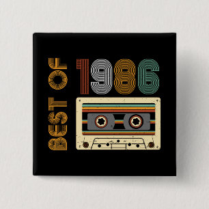 Vintage 1986 Hergestellt 1986 40. Geburtstag 40 Ja Button