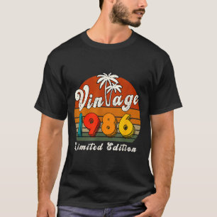Vintage 1986 Limited Edition 40 Jahre Geburtstag F T-Shirt