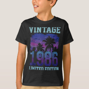 Vintage 1986 limitierte Auflage 40. Geburtstag 40 T-Shirt