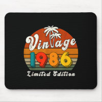 Vintage 1986 Limitierte Auflage 40 Jahre Geburtsta