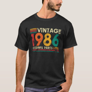 Vintage 1986 Originalteile 40. Geburtstag T-Shirt