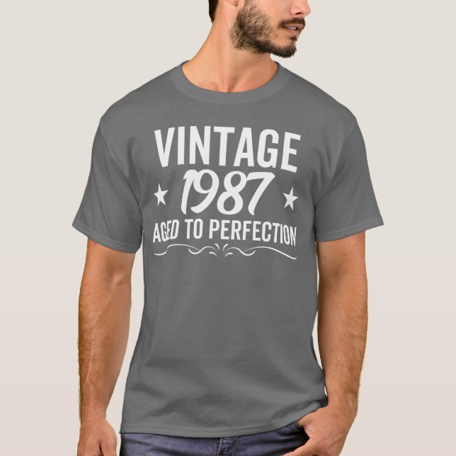 Vintage 1987 Agedo Perfection Mädchen T-Shirt (Vorderseite)