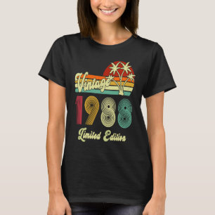 Vintage 1988 35 Jahre alt 35. Geburtstag 1 T-Shirt
