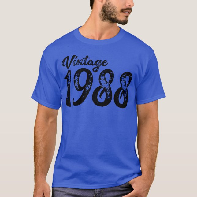 Vintage 1988 Design vintage T-Shirt (Vorderseite)