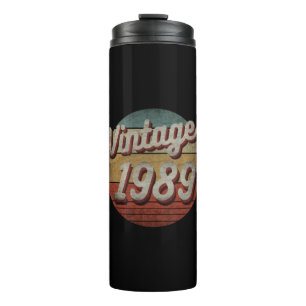 VINTAGE 1989 GEBURTSTAGSGESCHENK FÜR MÄNNER FRAUEN THERMOSBECHER