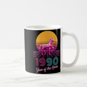 Vintage 1990 Jahr des Pferdes Lunar Rider CNY Zod Kaffeetasse