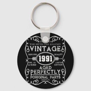 Vintage 1991 Mann Mythos Legende 30. Geburtstag Schlüsselanhänger