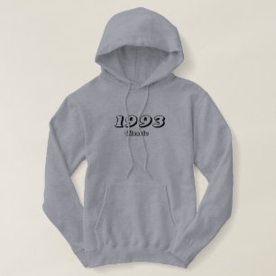 Vintage 1993 Klassisches Retro-Design Hoodie
