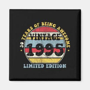 Vintage 1995 Limitierte Auflage 30-jähriger 30. Ge Magnet