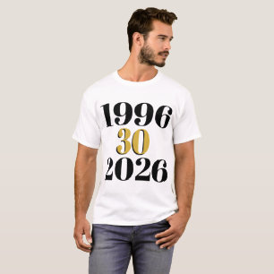 Vintage 1996 Meilenstein 30. Geburtstag  T-Shirt