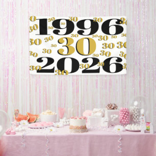Vintage 1996 Milestone 30. Geburtstag Banner