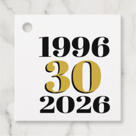 Vintage 1996 Milestone 30th Birthday Geschenkanhänger