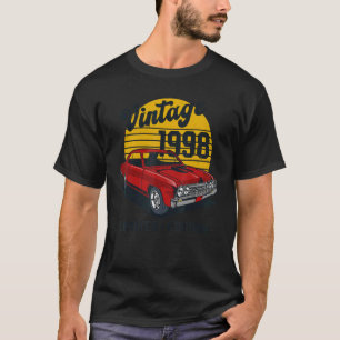 Vintage 1998 24. Geburtstag Oldtimer T-Shirt
