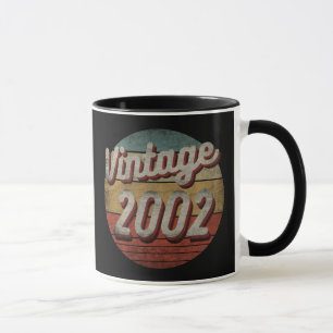 VINTAGE 2002 GEBURTSTAGSGESCHENK FÜR MÄNNER FRAUEN TASSE