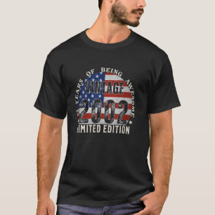 Vintage 2002 Limited Edition 23 Jahre alte Geschen T-Shirt