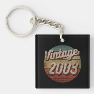 VINTAGE 2003 MEN WOMEN BIRTHDAY GIFT SCHLÜSSELANHÄNGER