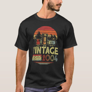 Vintage 2004 Hergestellt in 2004 18. Geburtstag 1 T-Shirt