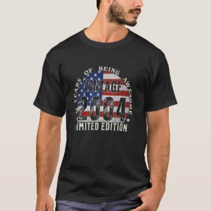 Vintage 2004 Limited Edition 21 Jahre alte Geschen T-Shirt
