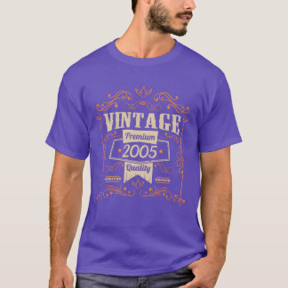 Vintage 2005 Geburtstags Vintage Freund T-Shirt