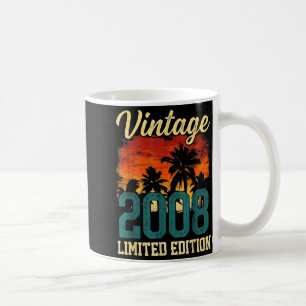Vintage 2008 Limited Edition 18. Geburtstag 18 Jah Kaffeetasse