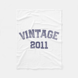 Vintage - 2011 14. Geburtstag Männer Frauen Bday 1 Fleecedecke