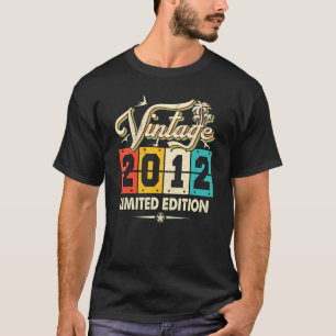 Vintage 2012 11. Geburtstag Junge Mädchen 11 Jahr T-Shirt