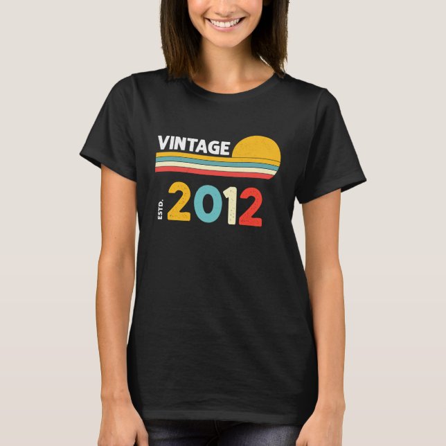Vintage 2012 T-Shirt (Vorderseite)