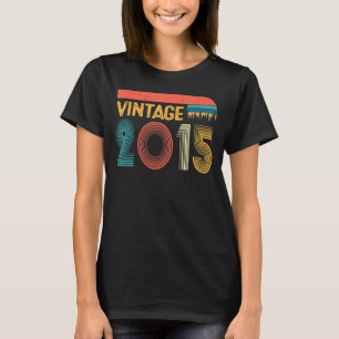 Vintage 2015 8. Geburtstag für Junge Mädchen 8 Jah T-Shirt