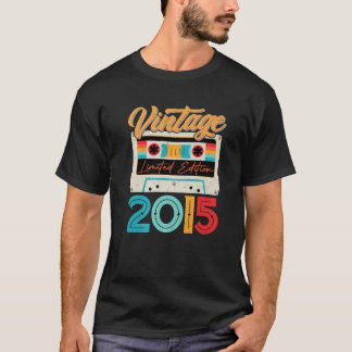 Vintage 2015 Awesome 7 Jahre alte Retro 7. Geburts T-Shirt