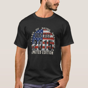 Vintage 2015 Limited Edition 10 Jahre alte Geschen T-Shirt