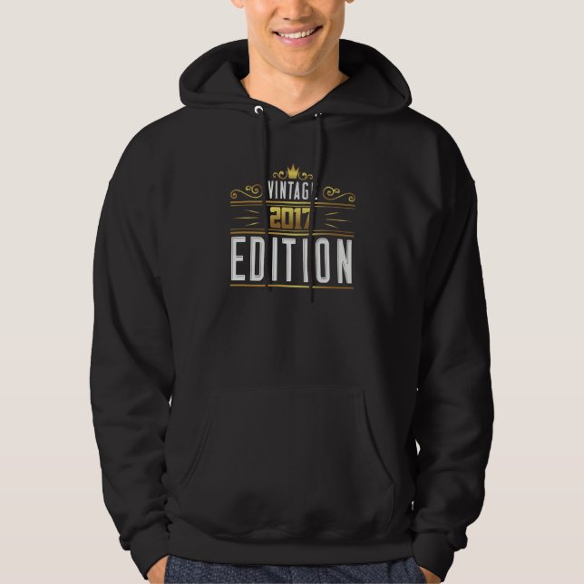 Vintage 2017 Ausgabe Hoodie (Vorderseite)