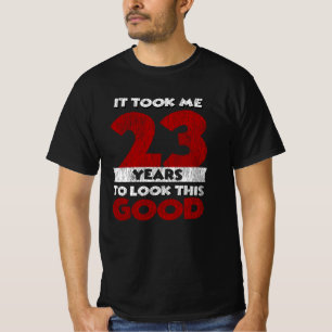 Vintage 23 Jahre alte lustige 23. Geburtstagsgesch T-Shirt