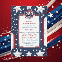Vintage 250. Geburtstag Americana Geburtstagsfeier