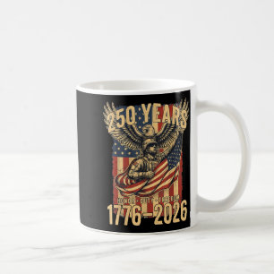Vintage 250. Jubiläum 1776-2026 Amerika-Flagge Kaffeetasse