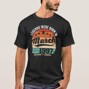 Vintage 29. Geburtstag Legenden wurden im März 1 g T-Shirt
