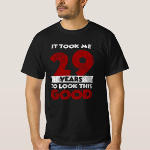 Vintage 29 Jahre alte lustige 29. Geburtstagsgesch T-Shirt