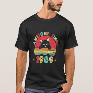 Vintage 33. Geburtstag Großartig Seit 1989 Retro K T-Shirt