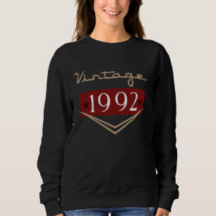 Vintage 33. Geburtstagsdekorationen Vintage 1992 3 Sweatshirt
