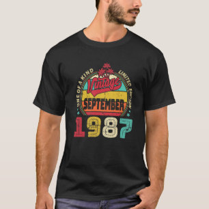 Vintage 35. Geburtstag Großartig seit September 19 T-Shirt