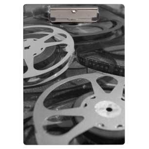 Vintage 35mm Film-Spulen Schwarzweiss Klemmbrett