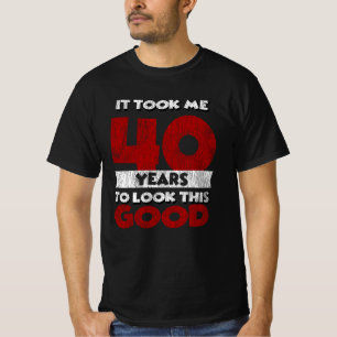 Vintage 40 Jahre alte lustige 40. Geburtstagsgesch T-Shirt