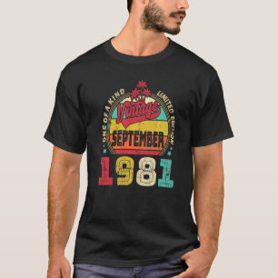 Vintage 41. Geburtstag Großartig seit September 19 T-Shirt